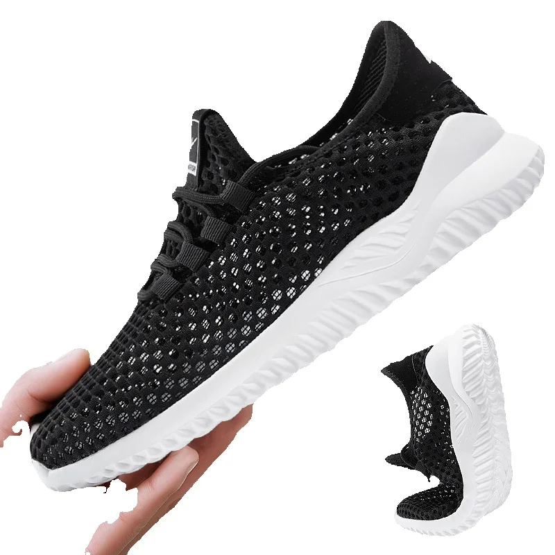 Warrior Men's Mesh Shoes 2025 Summer New Ultra-Light Thin Sports Shoes Trendy Men's Versatile Shoes Breathable Lightweight Shoes For Men_vogvips.com