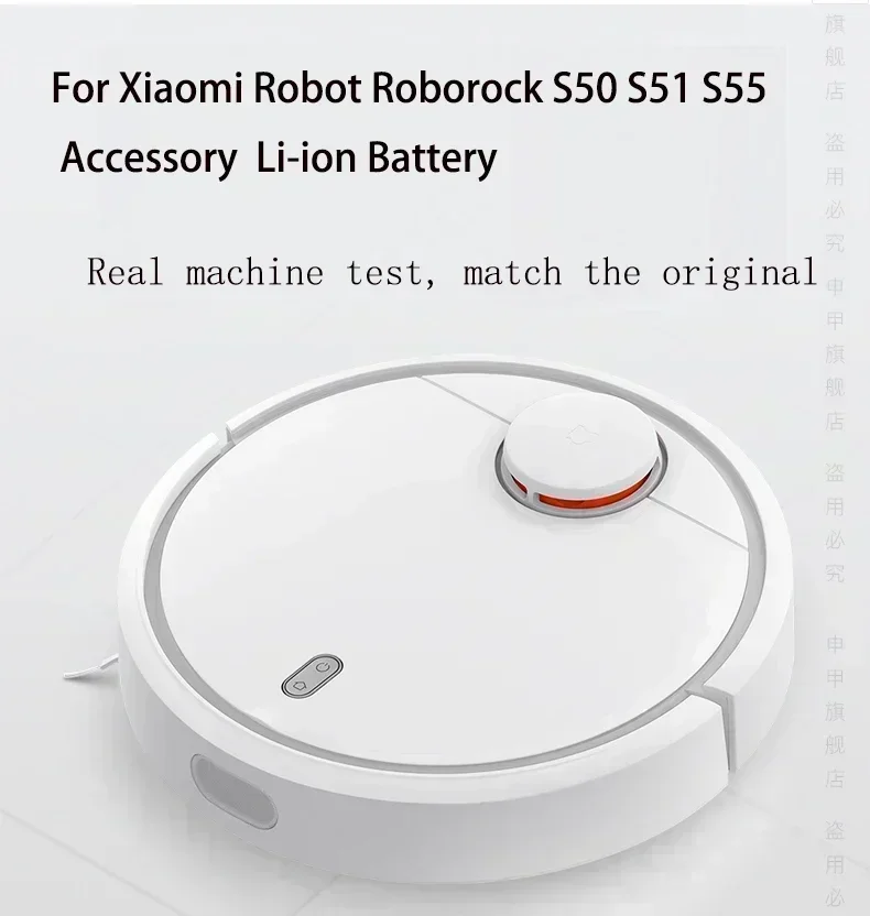 100% NEW 9800mAh 14.4V 6.5Ah li-ion Battery Vacuum Cleaner accessories for xiaomi mi robot Robotics cleaner roborock S50 S51 T4