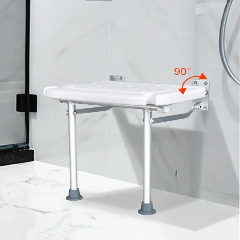 Folding Chair Non Slip Shower Room Disabled Stool Bathroom Elderly Specific Wall Mounted Chair Ceiling Tabouret Design 변기의자