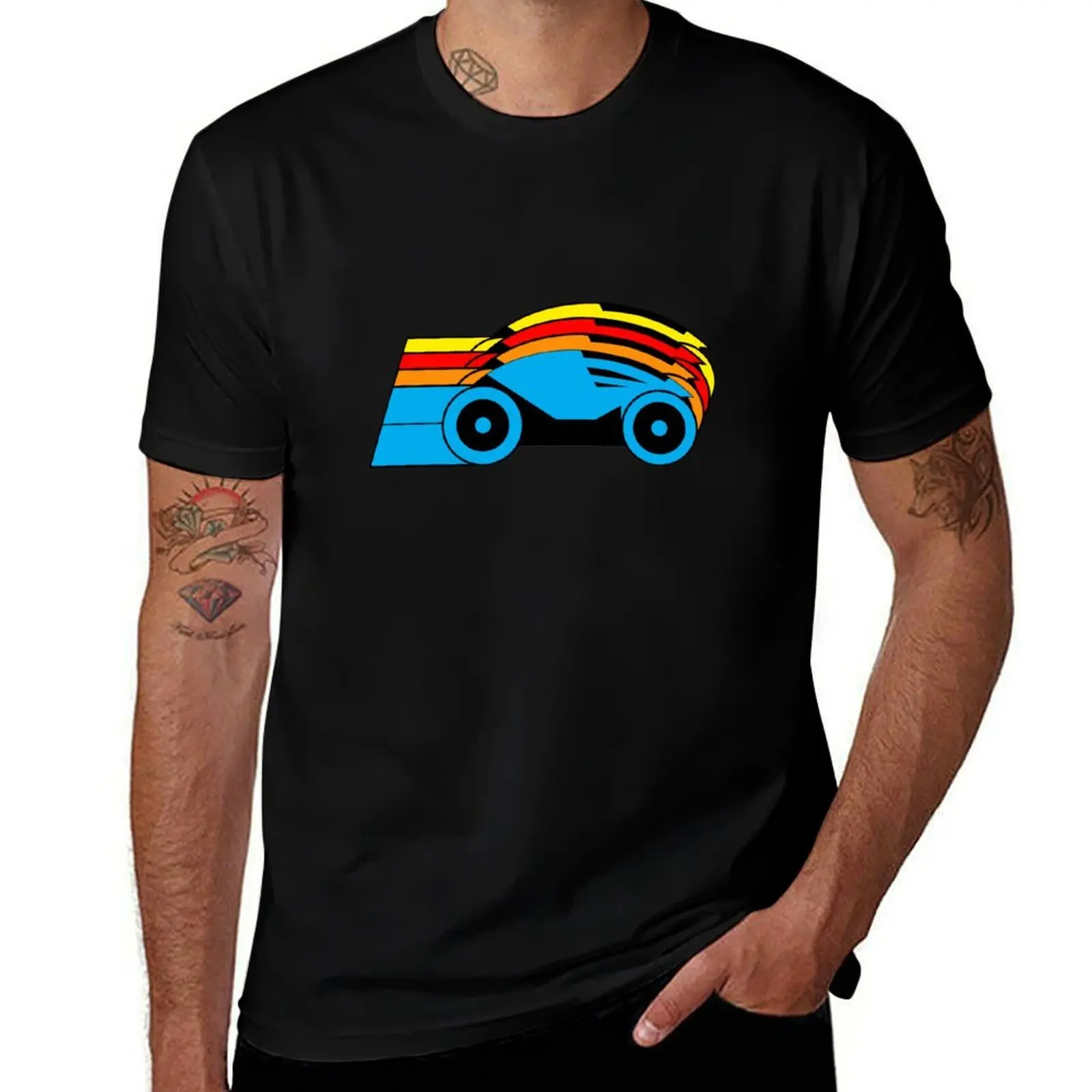 TRON Light Cycles T-Shirt Large Size Loose Casual Tee T-Shirt