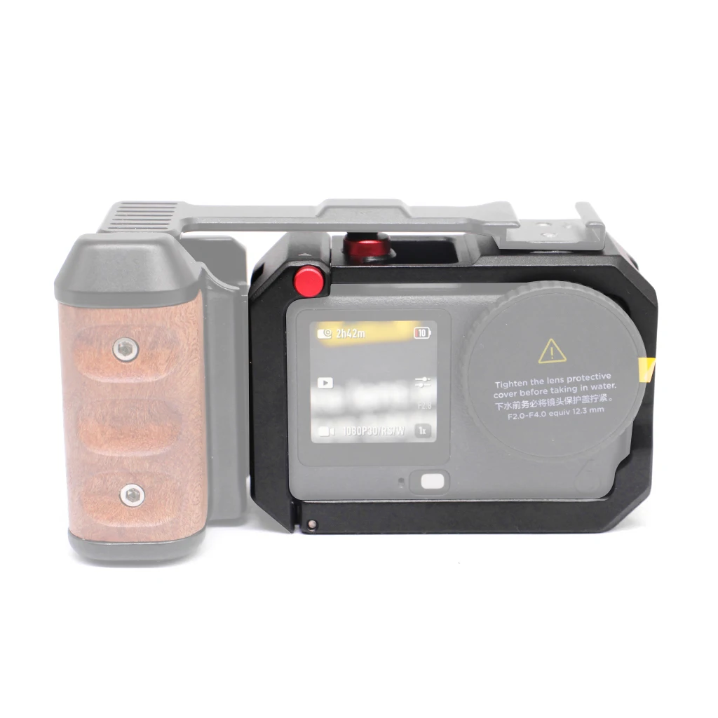 Jaula de Metal para DJI Osmo Action 6, con soporte de zapata fría, marco protector de aleación de aluminio, funda de montaje para cámara, accesorios Action6