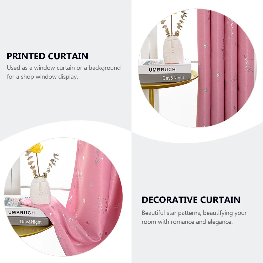 

Curtain Shading Curtains Waterproof Printed Washable Stylish Bedroom Printing Polyester Decorative Dinosaur Living