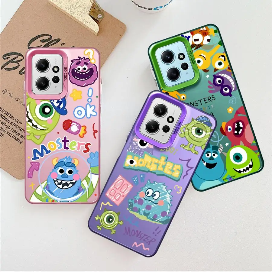 Disney Caroon Monsters Inc Phone Case for Xiaomi Redmi Note 13 11 5G 12 Pro 12S 10 10S 13Pro Plus 10S Shockproof Shell Cover