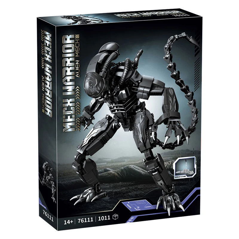 

IN STOCK 76111 MOC Creativity Alien Building Blocks Model Robot Bricks Assembling DIY Toys for Boys Christmas Gift Set