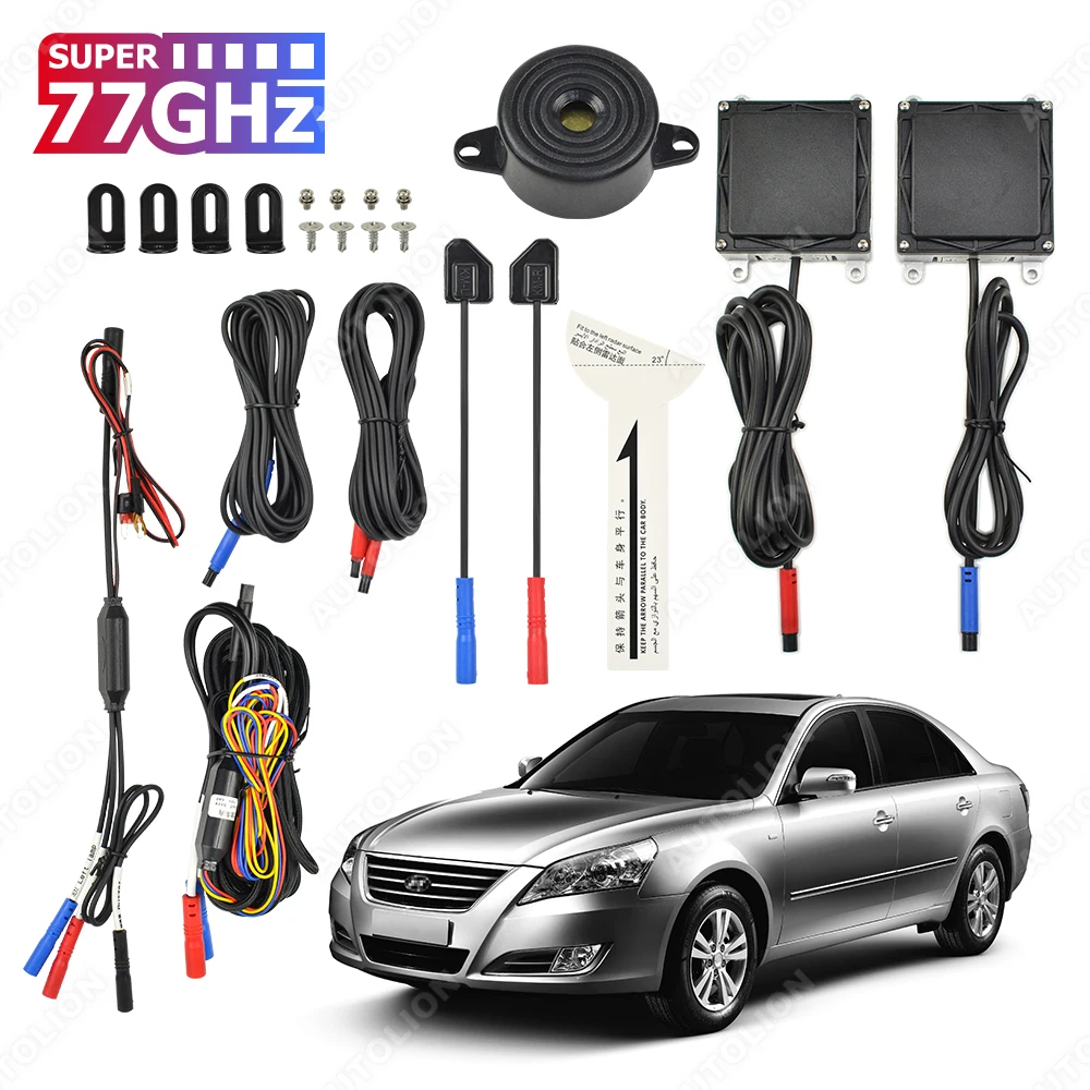 

Car Lane Change Assistance BSA BSD BSM RCTA 77GHZ Blind Spot Mirrors Detection Monitoring System