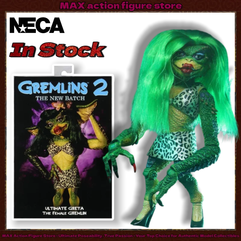 In Stock NECA 30626 Gremlins 2 Ultimate Greta 7" Scale 6" Tall Action Figure Official Licensed Movie Collectible Model