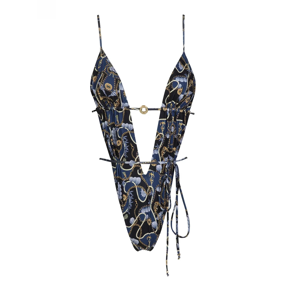Sexy Push Up Women One Piece Swimsuit Female Swimwear 2024 Brazilian Monokini Swimming Suit Beachwear High Cut Bathing Suit image 5