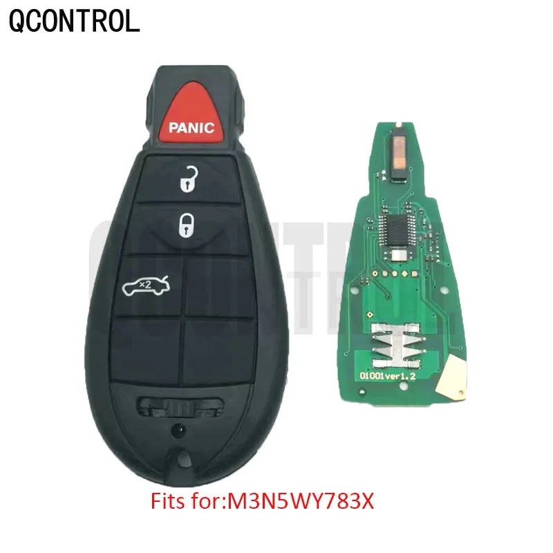 

QCONTROL Smart Remote Key for JEEP Vehicle Commander Grand Cherokee FCC ID M3N5WY783X or IYZ-C01C