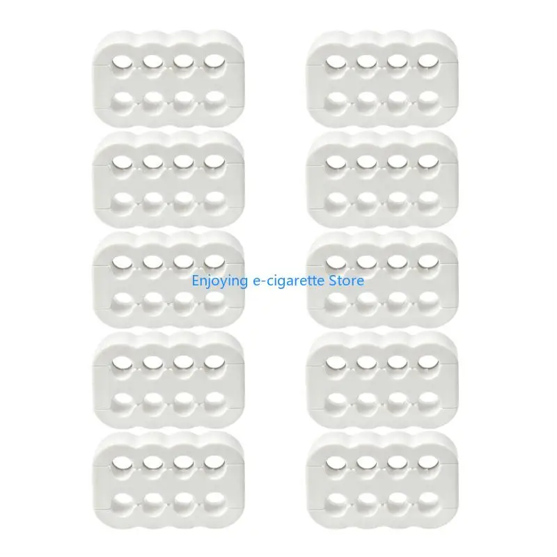 8-poliges ABS-Kabelführungsset für Desktop-Builds, Snap-Lock-Routing-Halter, 10er-Pack für eine saubere – Detail 4