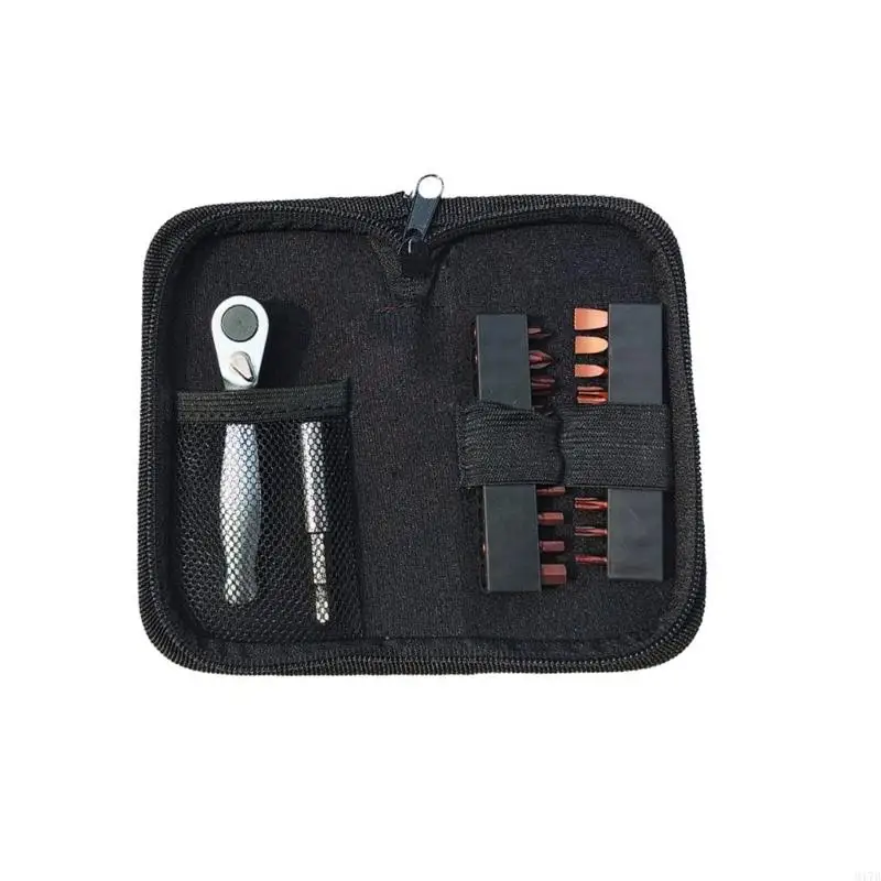 

M17D Precisions 22 In 1 1/4" Mini Ratcheting Wrench Screwdriver Set with Impact Bits