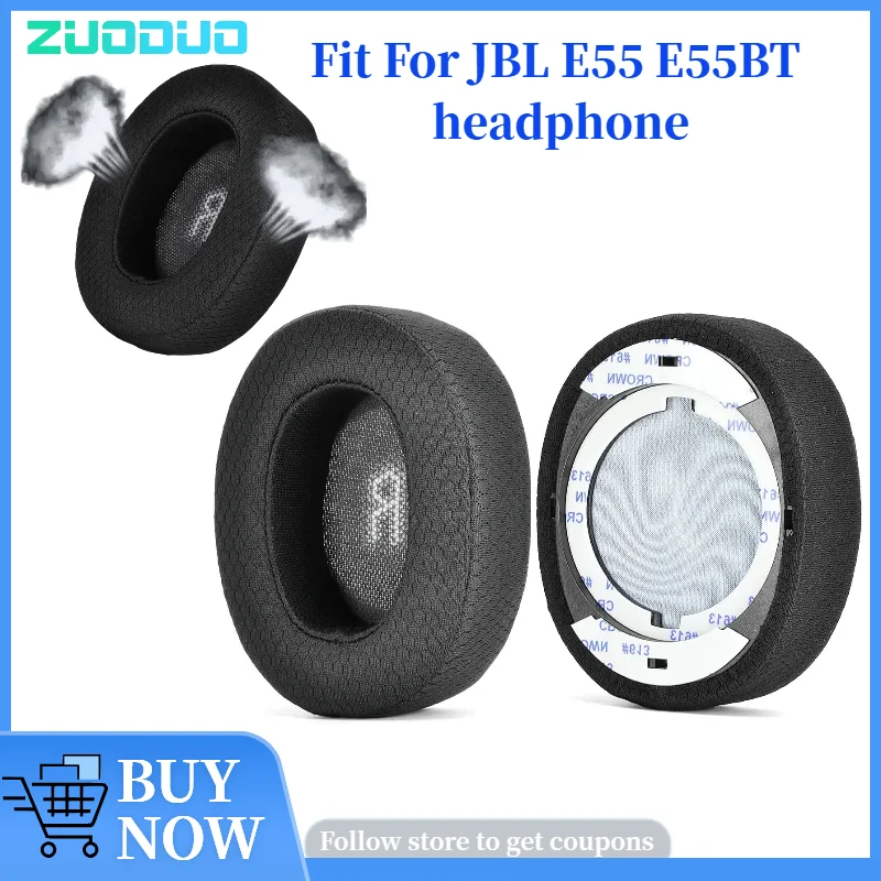 

Ear Pads For JBL E55 E55BT Headphones Replacement Soft Foam Cushion Sponge Pad Leather Earmuffs