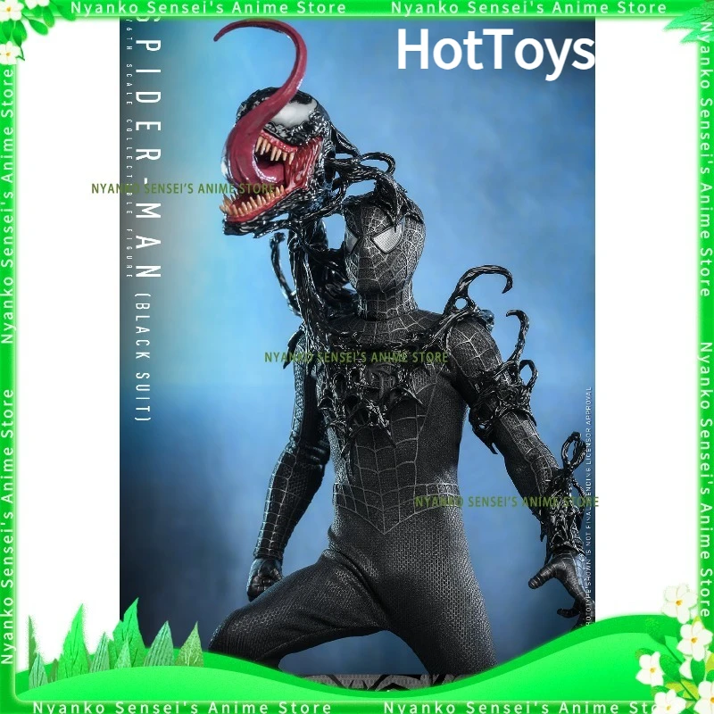 

В наличии Горячие игрушки Человек-паук Тоби Черный костюм VIP Специальное издание Коллекционная фигурка Аниме Модели Игрушка Кукла в подарок