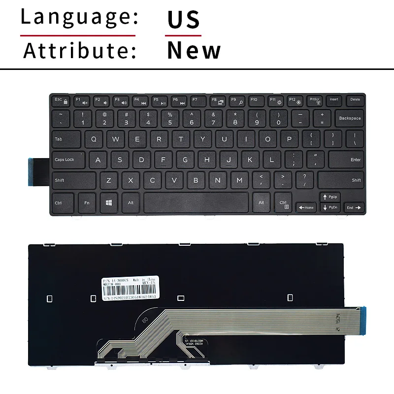 NEW Latin Spanish keyboard For Dell Inspiron 14 3000 series 3452 3441 3442 5447 3458 14-3000 Laptop Latin keyboard