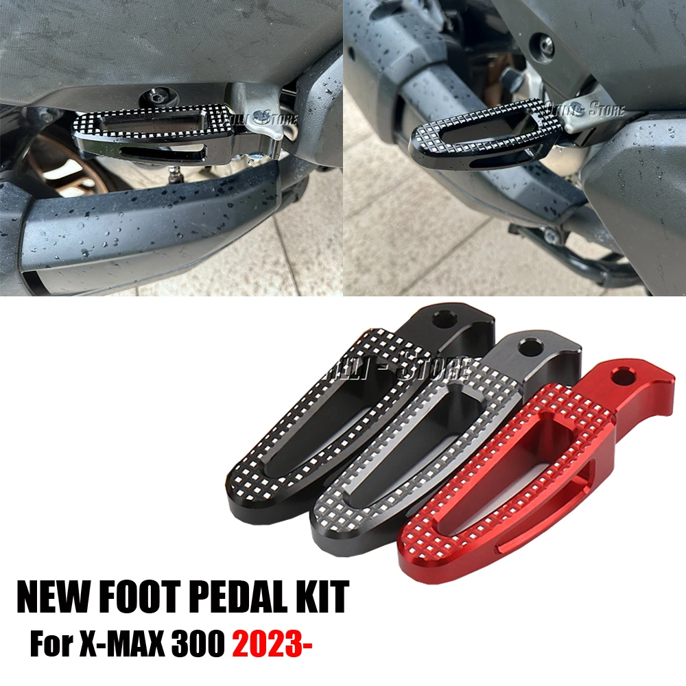 

Motorcycle Passenger Footpeg Support Kit CNC Foot Peg Kit For Yamaha X-MAX300 X-MAX 300 X-Max300 XMAX300 XMAX 300 2023 2024