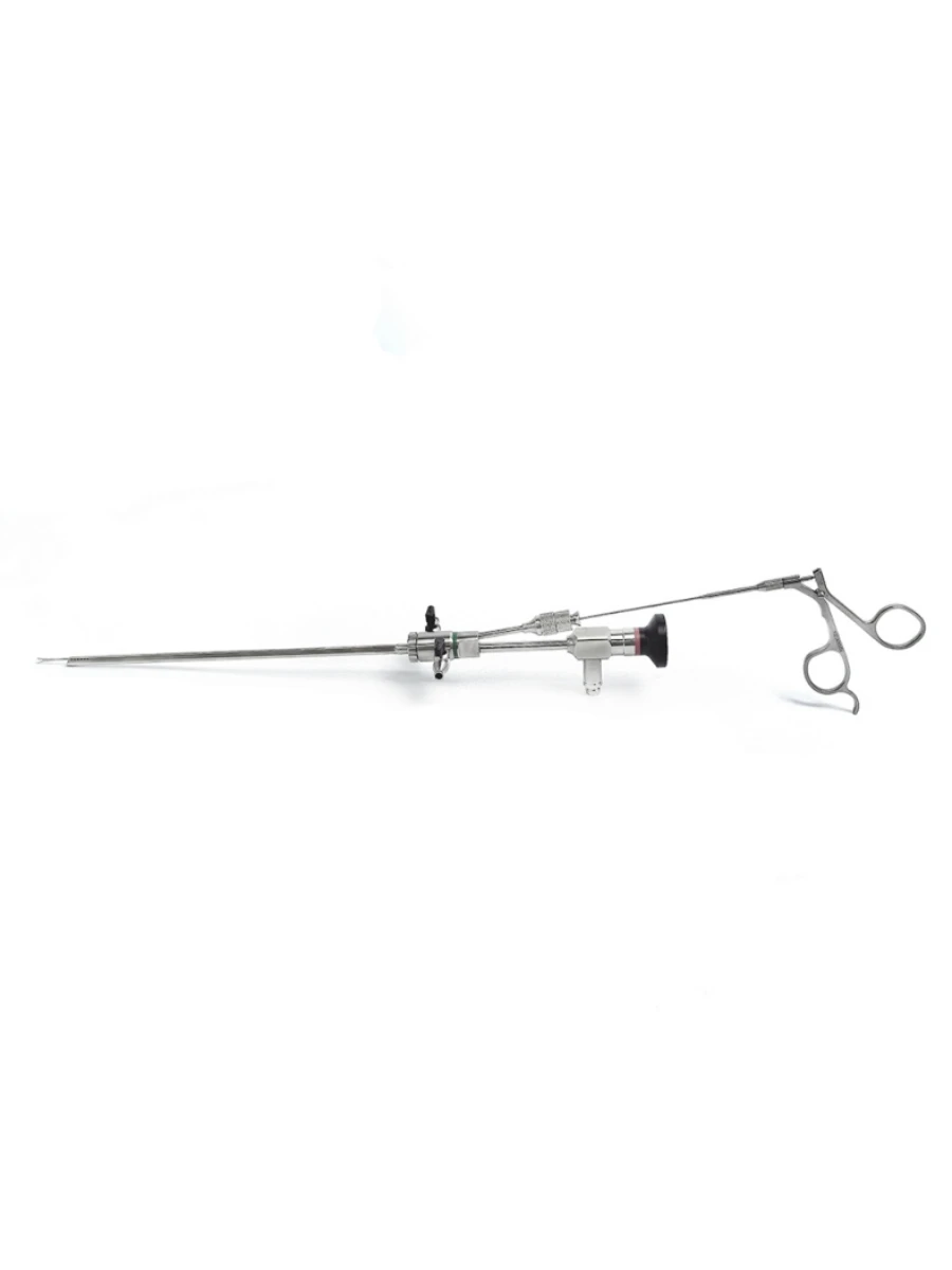 Medical 2.9mmx302mm 30° Endoscope Optics Integrated Hysteroscope Hysteroscopy Instruments With Boispy Forceps Gynecology