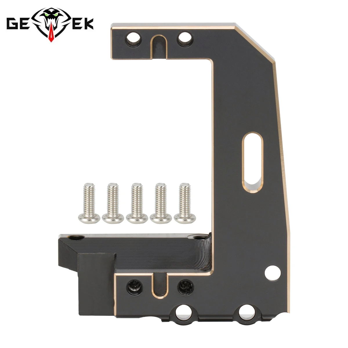 

Machined Brass Servo Mount Bracket for Vanquish H10 Optic Sparco Yokohama RTR 1/10 RC Crawler Upgrades Parts Accessories