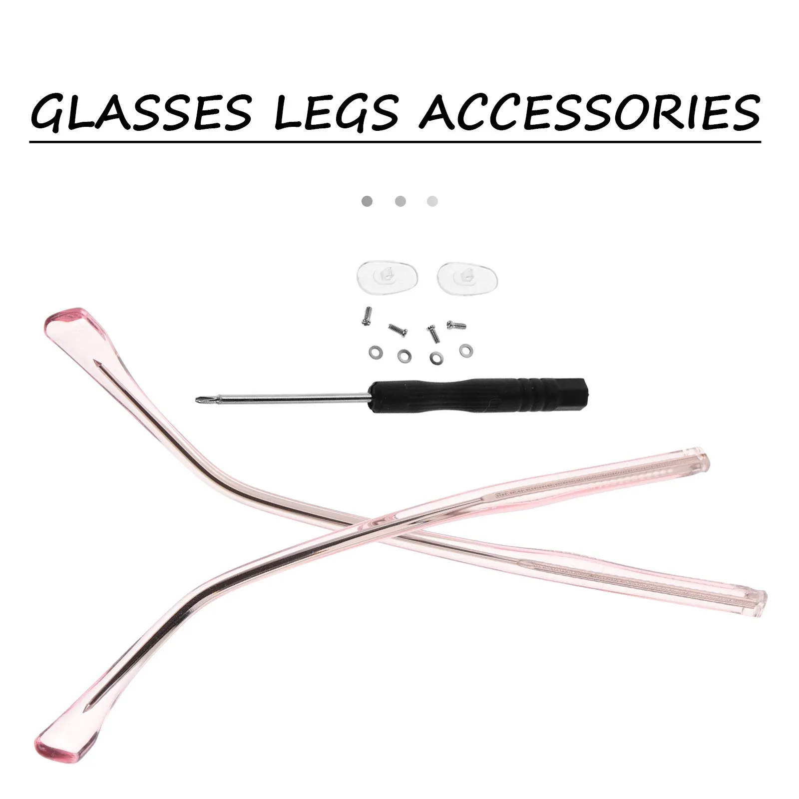 Eyeglass Temple Arms Replacement One Pair Sturdy Universal Repair Parts for Glasses and Sunglasses