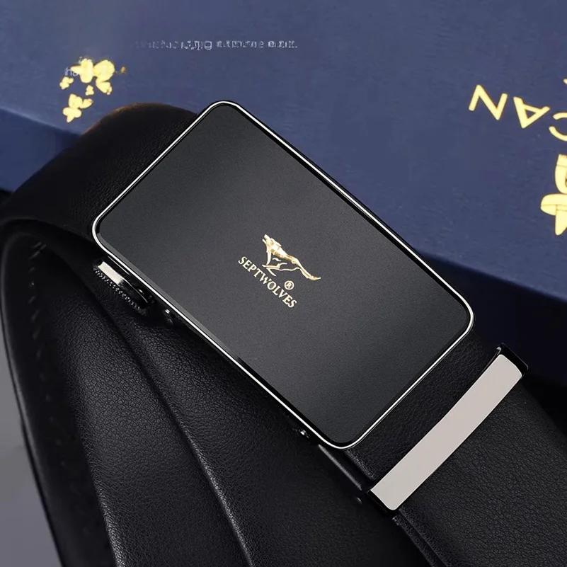 septwolves-メンズ本革ベルト自動バックルビジネス黒ウエストベルト-2026-新スタイルパンツベルトファッションアクセサリー