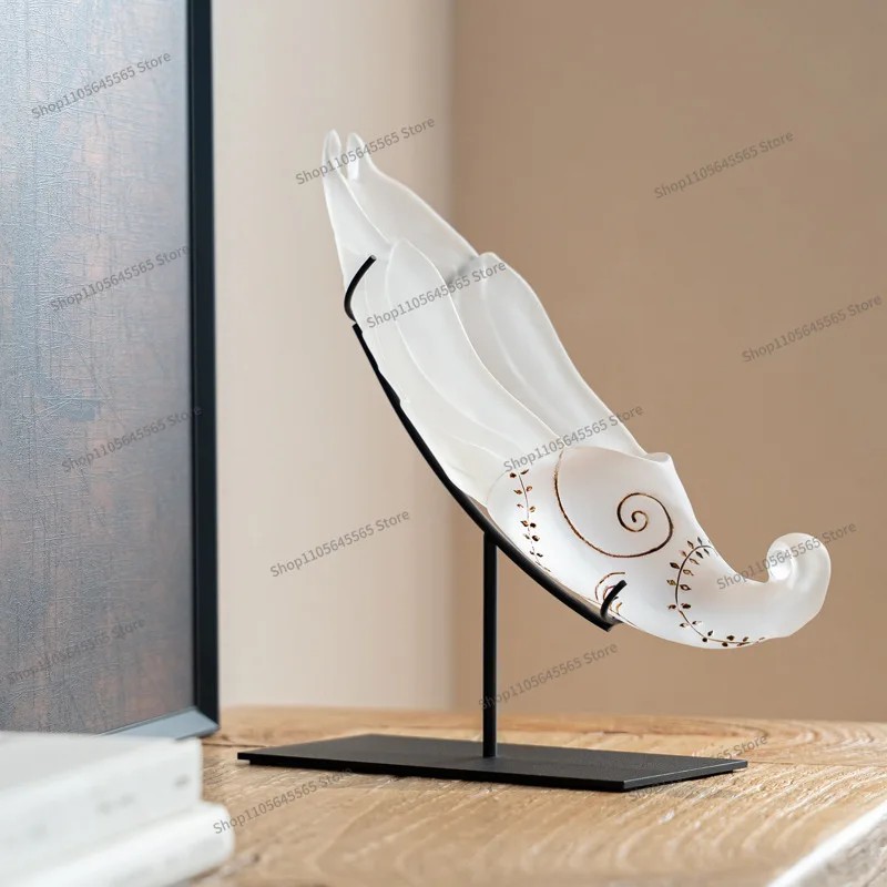 For Modern Semi Transparent Frosted Handicraft Tea Room Decoration