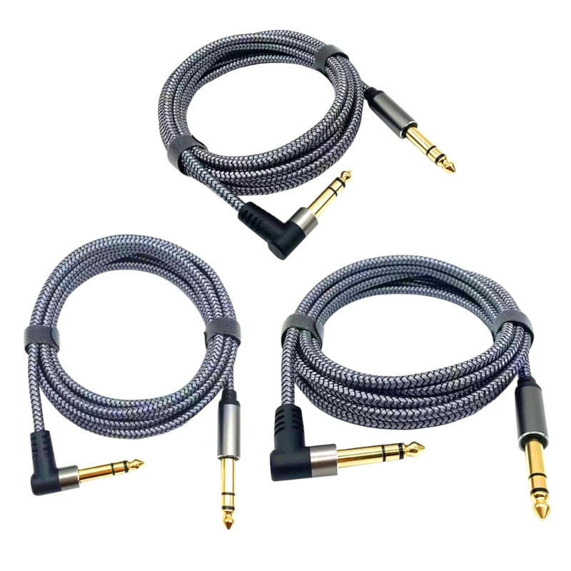 Guitar Instrument Cable Professional Noiseless Guitar Cable Cord Straight to Straight Instrument Cables