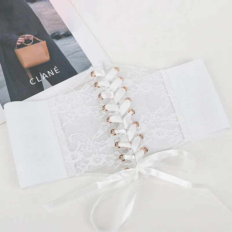 Modieuze tailleband dames korsetriem met veters, retrostijl voor dames, geschikt voor vrijetijdskleding en speciale gelegenheden