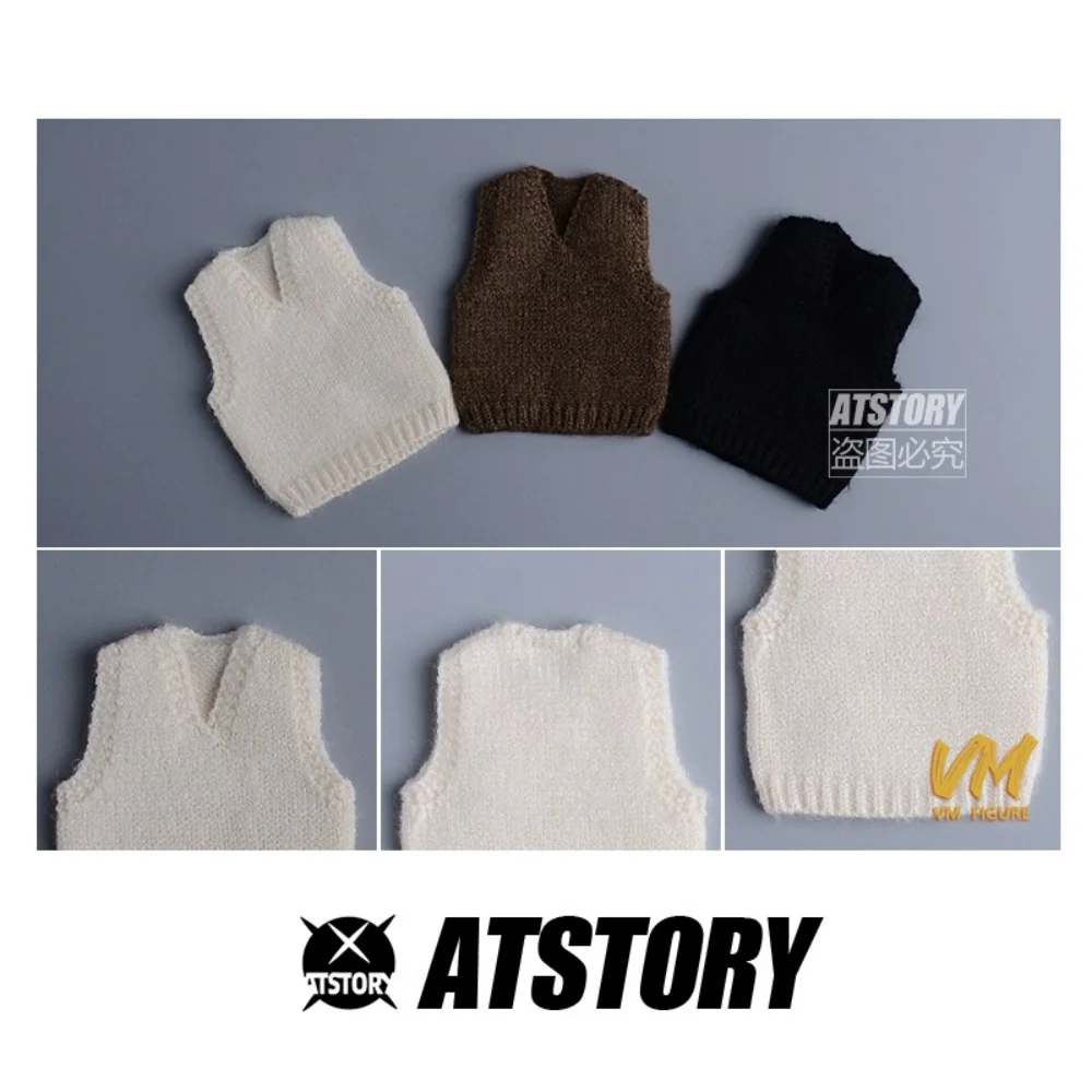 1/12 Schaal Mode Trendy Mannelijke Trui Vest Vrije tijd Broek Model Fit 6 Inch BJD Mannelijke Soldaat Action Figure Body (15.5 cm) Poppen