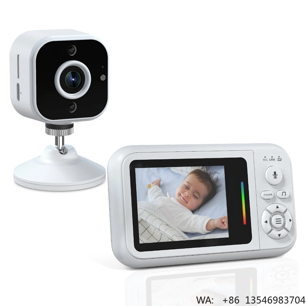 

2025 New 2.8 Inch CMOS Baby Monitor Camera 1080P HD Video WiFi Night Vision 2-Way Talk Feeding Reminder Noise Detection for Home