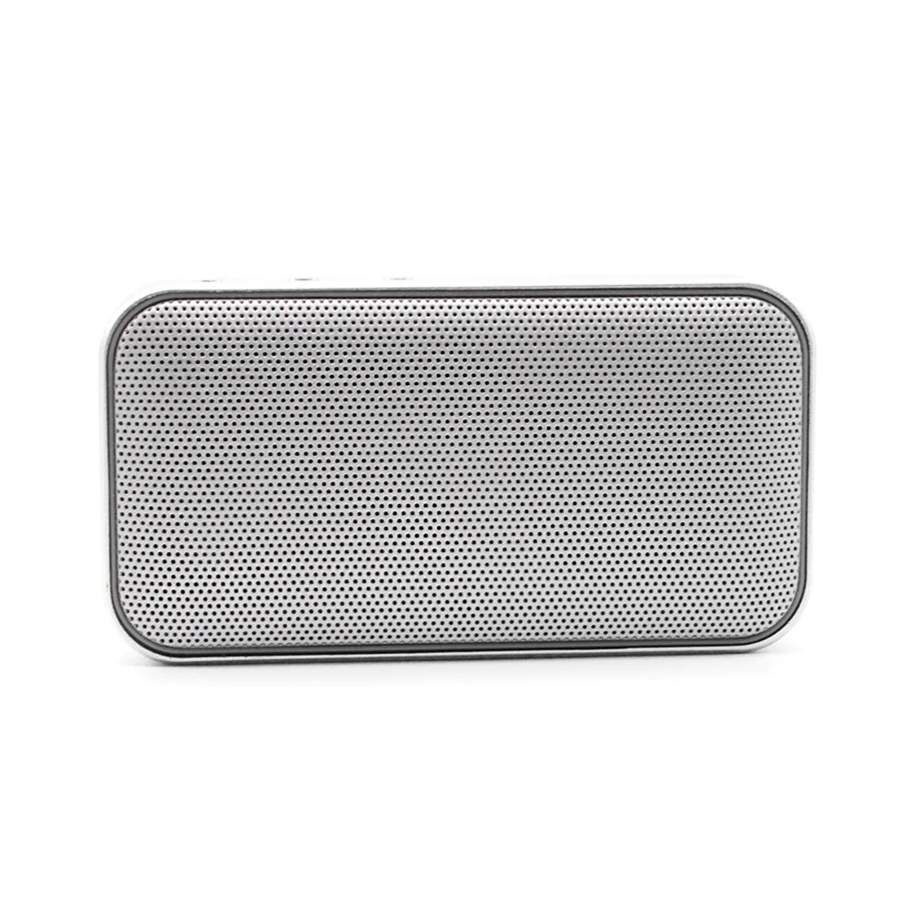 

Mini Wireless Speaker Bt-209 Portable Metal Body Cd Pattern Button High Fidelity Sound Bass Subwoofer For Home Office
