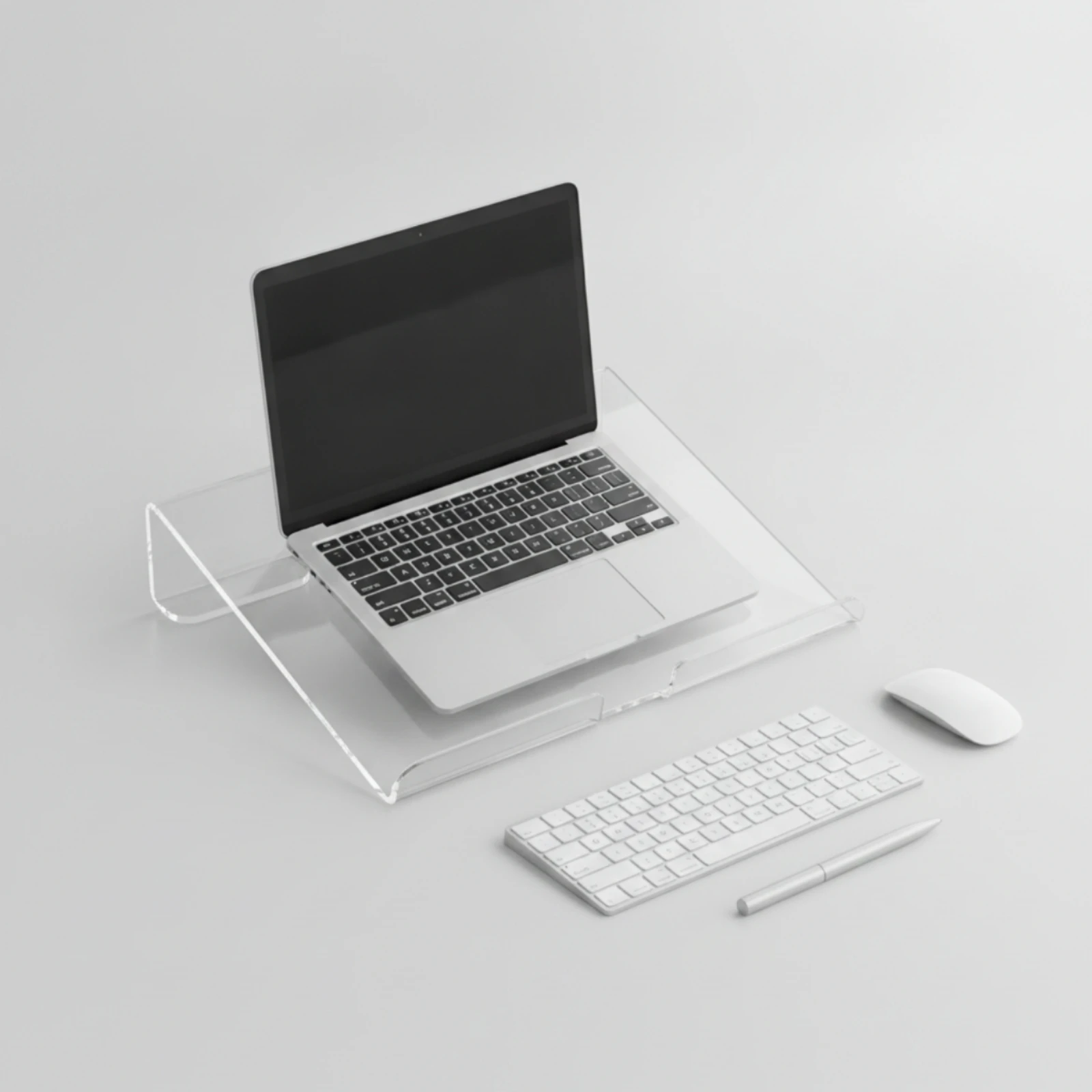 Laptop Stand Ergonomic Laptop Riser Notebook Stand Angled Shelf Ventilated for Professionals, Office, Study