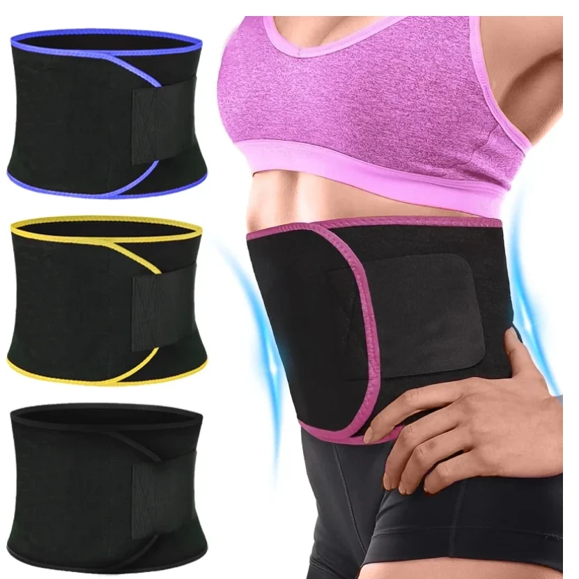 

Sports Sweat Burst Waist Support Belt Shape Running Durable Waist Abdominal Fat Burning Training Belt Sauna Set Waist Trimmer