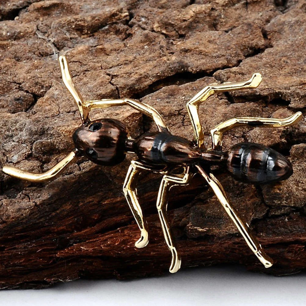 

Ant Shape Brooch For Women Fashion Alloy Insect Animal Clothes Pin Badge Accessory Lightweight Sweater Scarf Hat Bag Decor