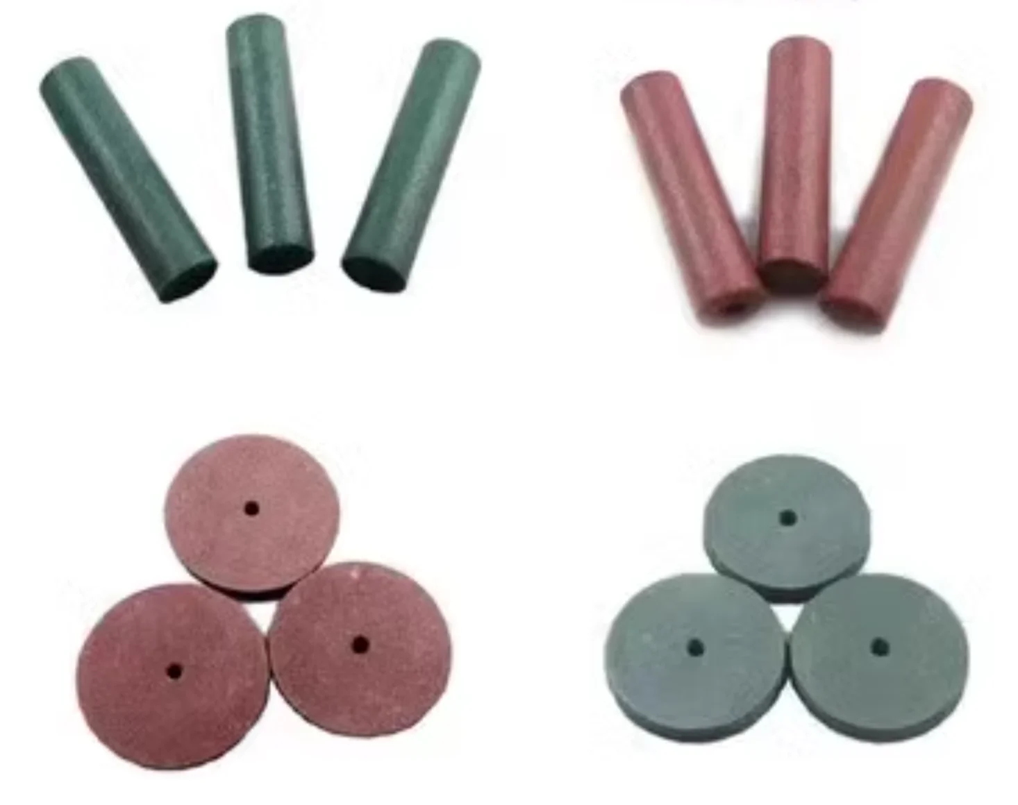 

100pcs Dental Polishing Wheels Burs Silicone Rubber Polishing Wheels For Dental Lab Materials