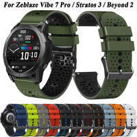 22mm Silicone Wrist Watch For Zeblaze Vibe 7 Pro/Lite Stratos 2/3/NEO 3 Straps Smartwatch For Zeblaze GTR 2 Watchband Bracelet