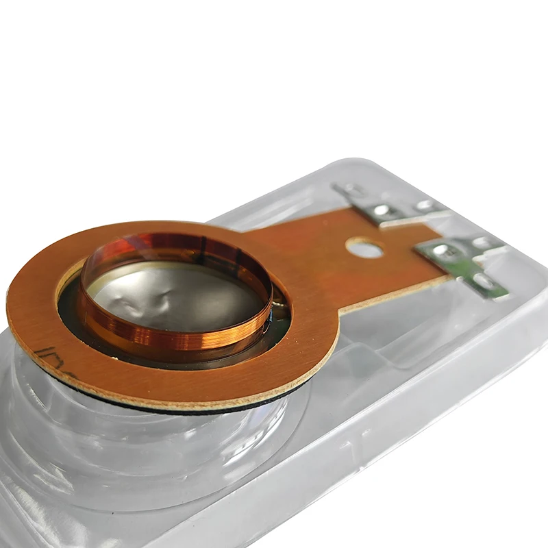 Piezas de reparación de 25,4 MM, Tweeter, bobina de voz, altavoz redondo, bobina triple, bocina, película de titanio, diafragma de aluminio revestido de cobre, 1 ud.