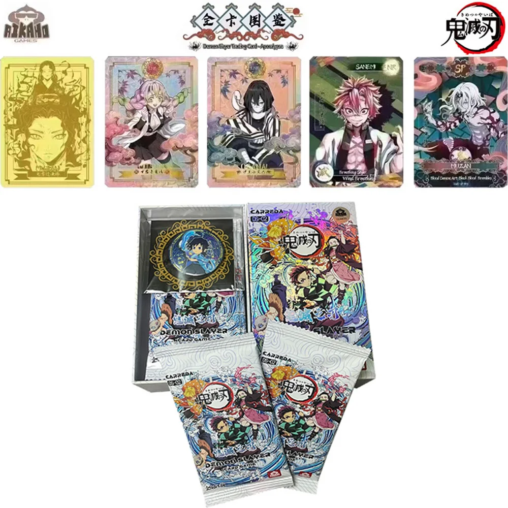 

Wholesale New Demon Slayer Collection Cards English Version Aikaho DS-02 Apocalypse Box Rainbow Gifts Playing Anime Acg Cards