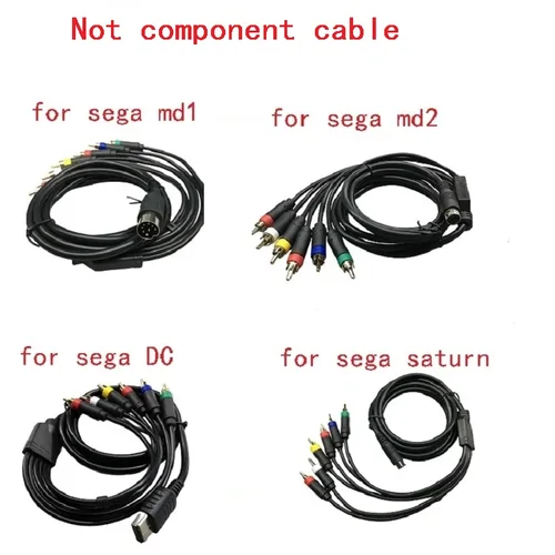 Cable de Monitor de Color de repuesto RGBS/RGB para juego Sega MD2 para Sega MD1 para Sega Saturn para Sega Dc