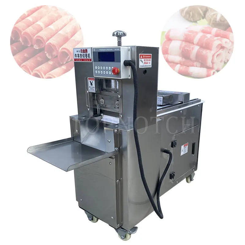 

Efficient CNC Electric Meat Cutting Machine Commercial Beef And Mutton Roll Frozen Meat Slicer