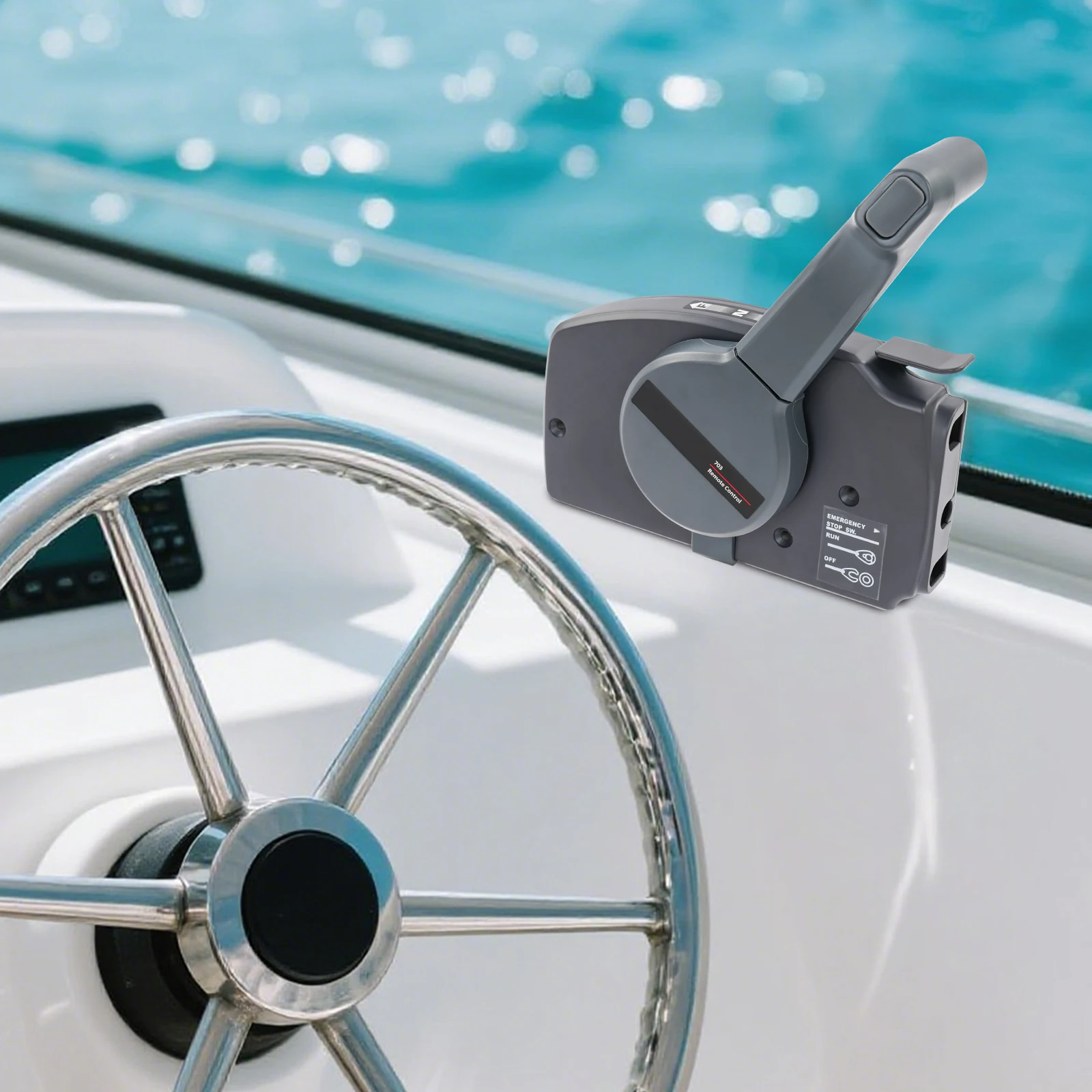 

Outboard Remote Control Box Side Mount Outboard Motor Outboard Side Mount Remote Control Box