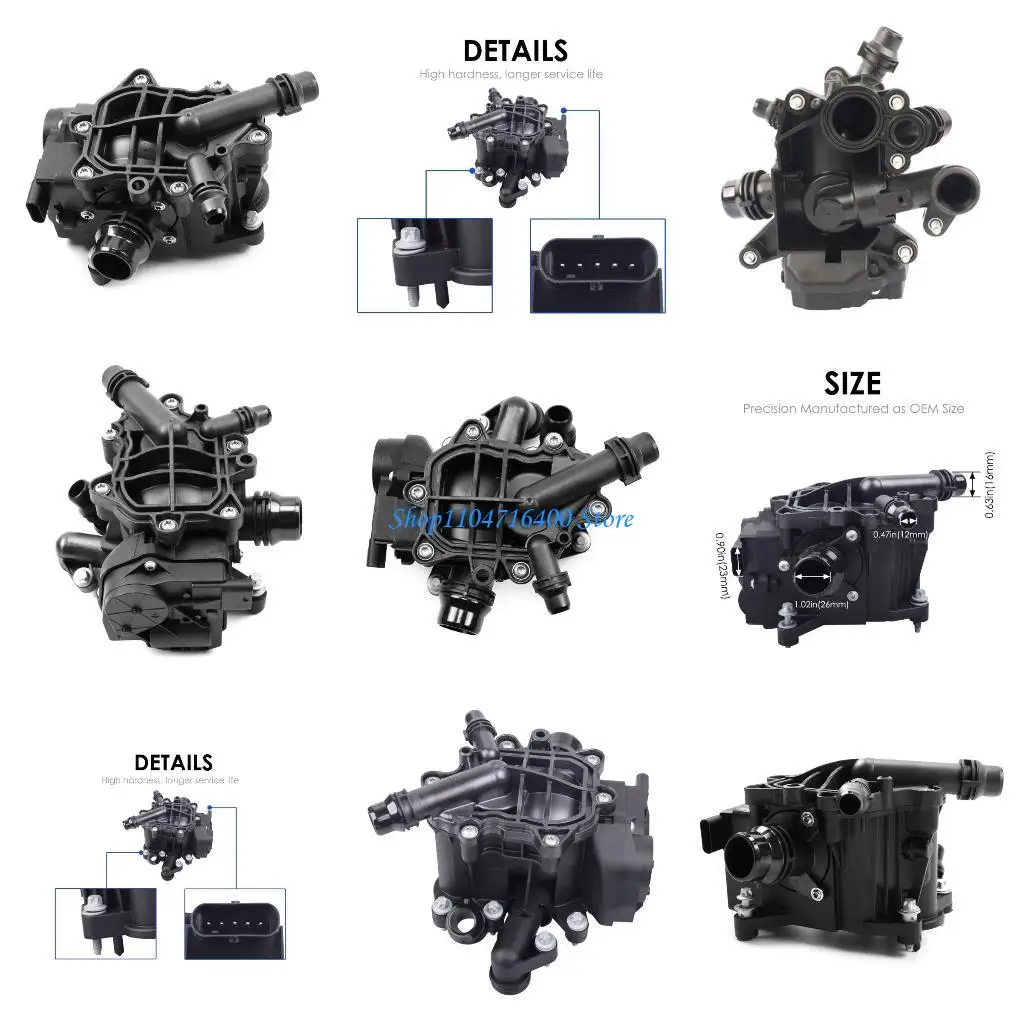 

y1gd For F30 F25 Car Engine Coolant Thermostat Assembly with Housing Case 11537644811