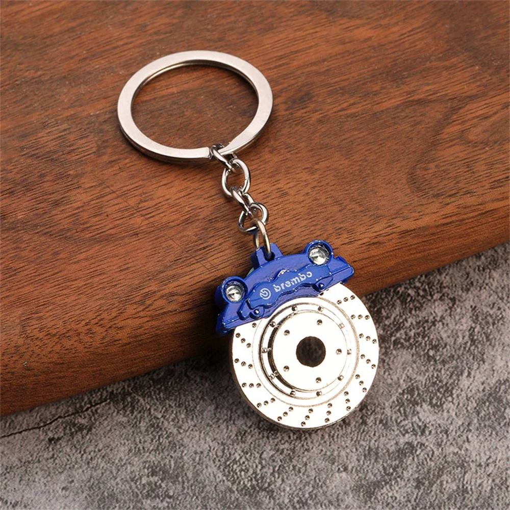 Creative Wheel Rim Keychain Metal Modification Brake Disc Model Key Ring Souvenir Gift Waist Buckle Bag Pendant Key Holder Gifts