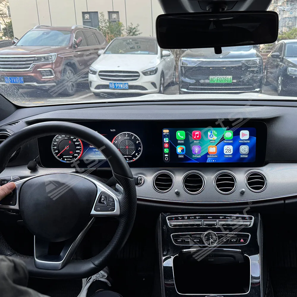 Dual 12.3 inch For Mercedes-Benz E-Class W213 2016-2019 auto carplay Android 14 Car Radio Multimedia Player GPS Stereo Head Unit