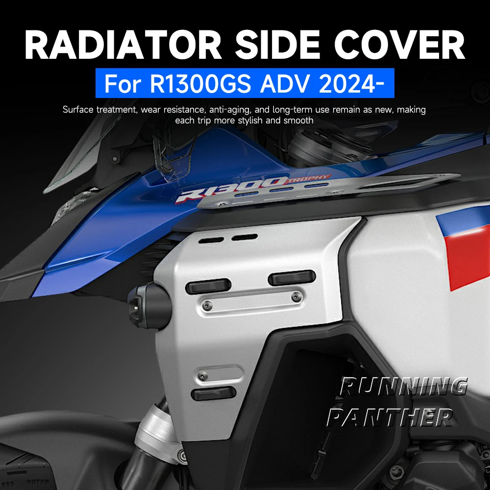 

New Radiator Side Cover Panel For BMW R1300GS Adventure R1300 GS GS1300 2024-2025 Fairing Protector Included