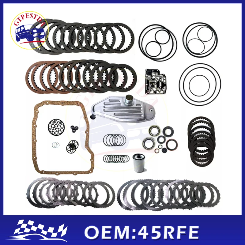 

545RFE 65RFE 45RFE Transmission Master Rebuild Kit with 4WD Filter Friction Steel Fits For Jeep Dodge Chrysler Aspen