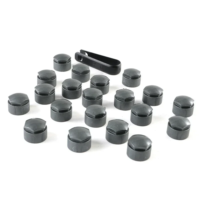 20pcs Wheel Nut Bolt Head Cover Cap Protective Bolt Caps Exterior Decoration Protecting Bolt Rims for Audi A3 A4 A6 A7 Q2 Q5 Q7