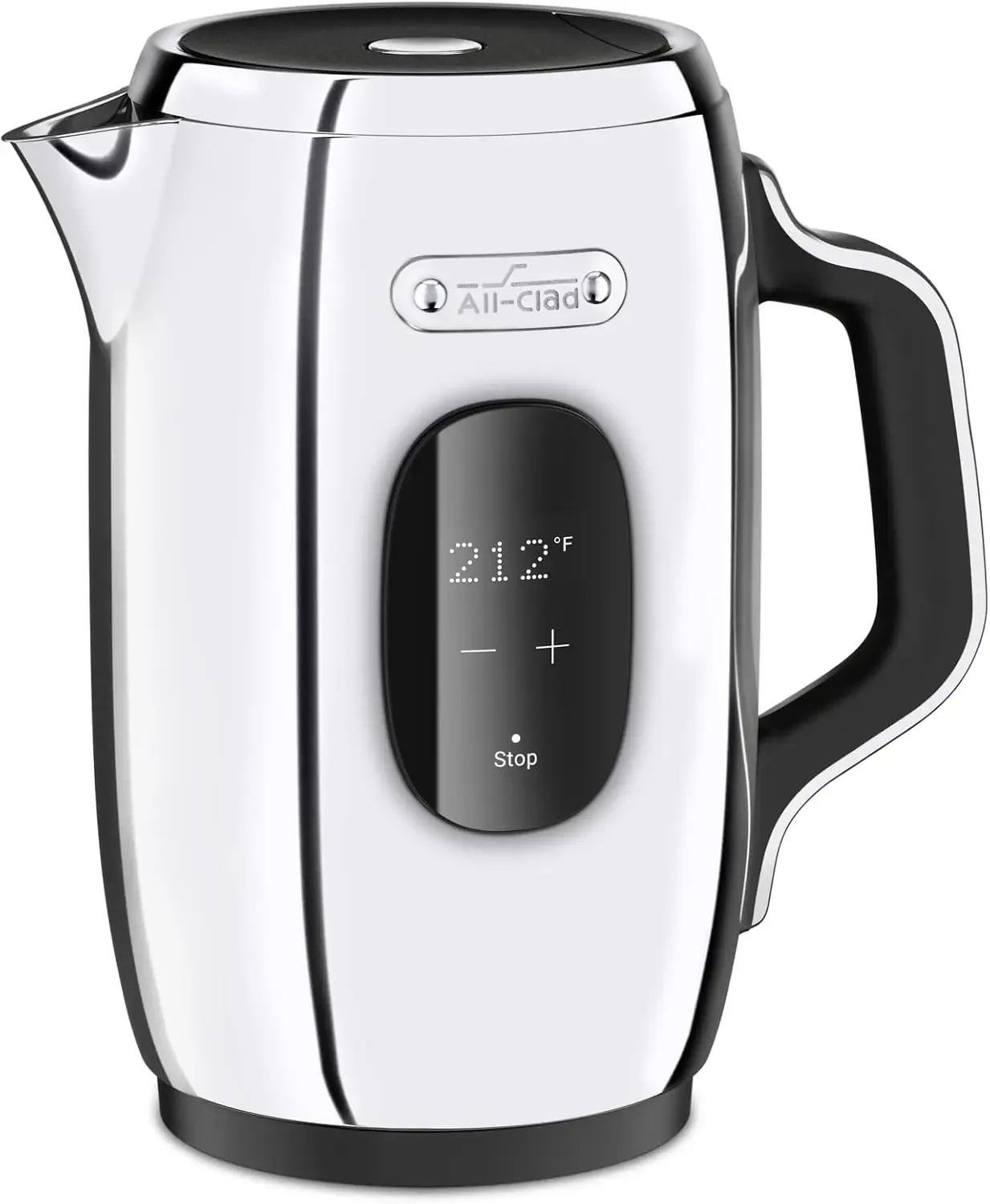 

Stainless Steel Kettle 1.5 Liter Keep Warm Function 1500 Watts Adjustable Temperature, Safe to Touch, Fast Boiling, Silver