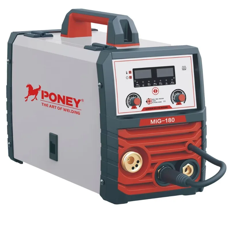 MIG 180 SNY   Multi- Process Digital Control   Synergic Single Pulse  MIG TIG MMA    less IGBT MCU   5KG Wire Feeder Welders