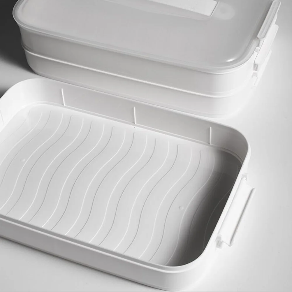 

Stackable Food Containers Sealed Crisper Refrigerator Box Transparent Lid Easy Storage Plastic Container Fruit