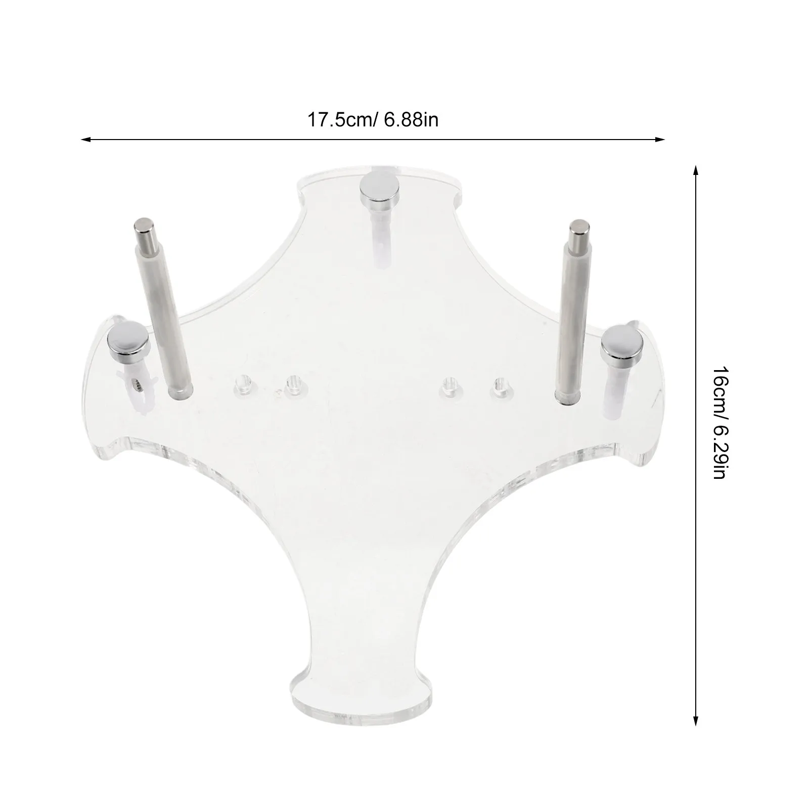 Acrylic Axe Wall Mount Holder Adjustable Transparent Vertical Display Rack for Hatchet Knife Exhibition Wall Mount view 3