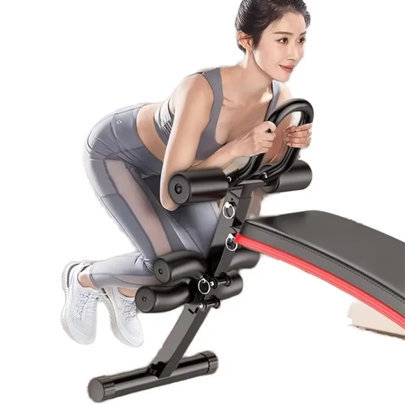 

2025 Modern Unisex Indoor Gym Workout Equipment Portable Foldable Steel Exercise Supine Board Ab Chair Sit Bench