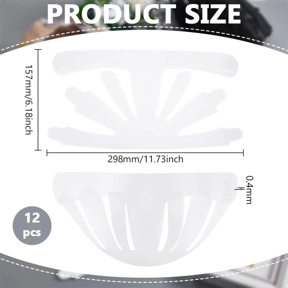 Baseball Caps Inserts Shapers Plastic White Hat Inner Support Baseball Bump Cap Holder